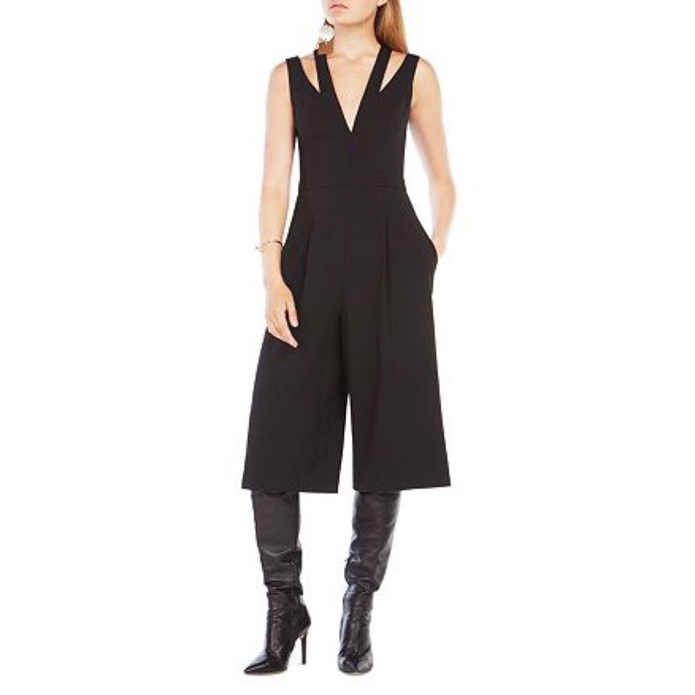BCBGMaxazeria Black Jumpsuit - Picture 2 of 11
